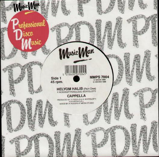 Cappella - Helyom Halib - Used Vinyl Record 7"