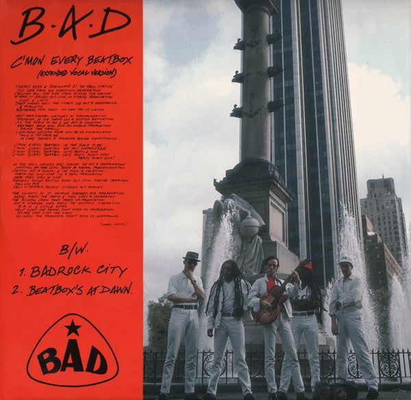 Big Audio Dynamite - C'mon Every Beatbox - Used Vinyl Record 12"