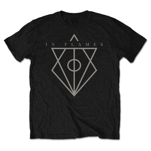 In Flames - tshirt - Unisex - Short Sleeves - Jester head - XX-Large