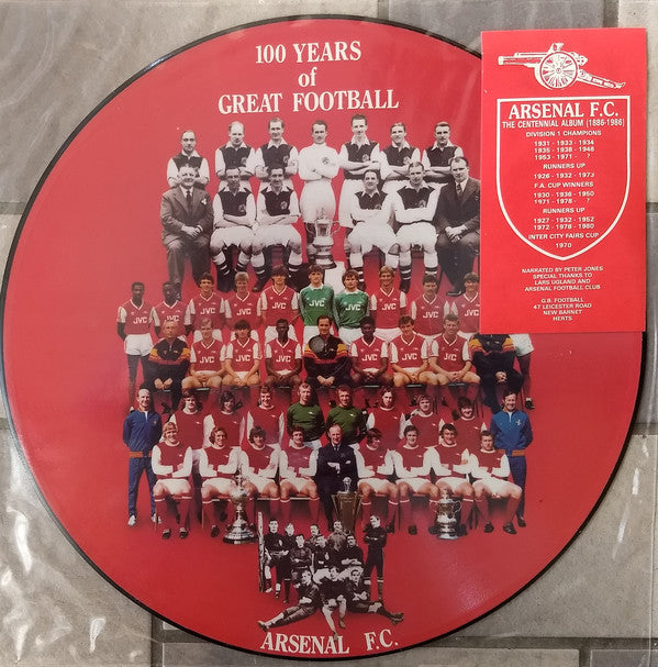 Arsenal FC - Centennial Album (1886-1986) - Used Vinyl Record