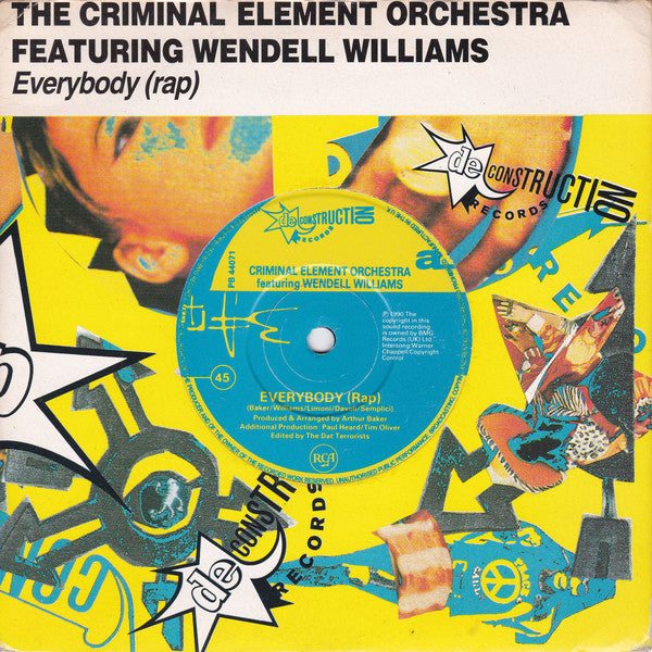 Criminal Element Orc - Everybody (Rap) - Used Vinyl Record 7"