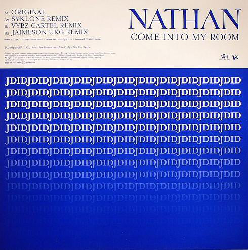 Nathan - Come Into My Room - Used Vinyl Record 12"