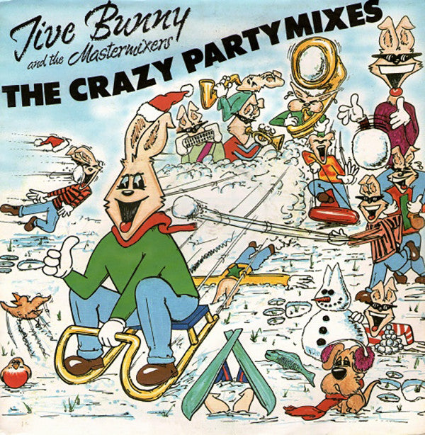 Jive Bunny And The M - Crazy Party Mixes - Used Vinyl Record 7"