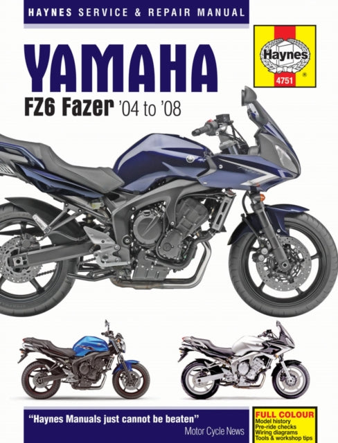 Haynes Publishing - Yamaha FZ6 Fazer(04-08) : 04-08 - Paperback