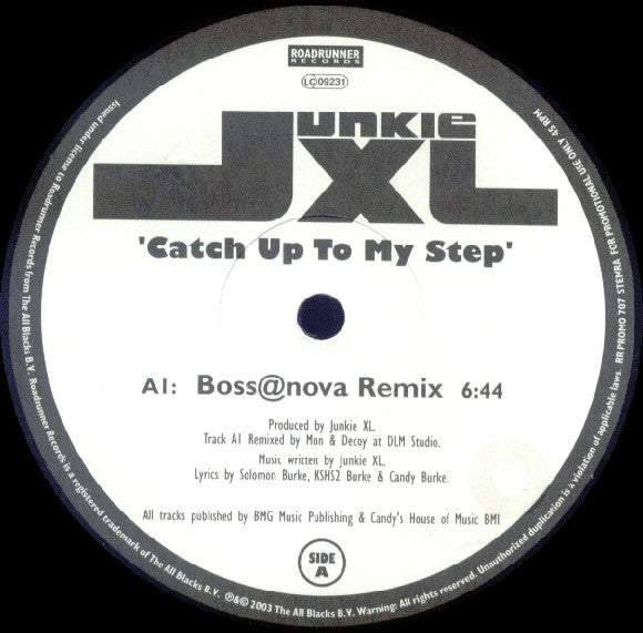 Junkie XL - Catch Up To My Step - Used Vinyl Record 12"