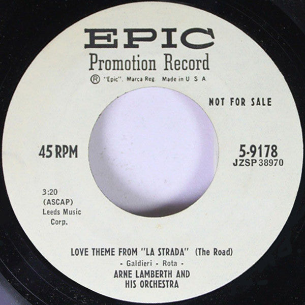 Arne Lamberth Og Han - Love Theme From ''La Strada'' (The Roa
