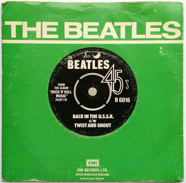 Beatles - Back In The USSR / Twist And Shout - Used Vinyl Record 7"