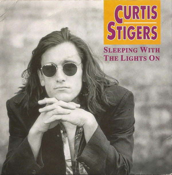 Curtis Stigers - Sleeping With The Lights On - Used Vinyl Record 7"