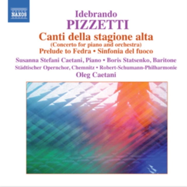 VARIOUS - PIZZETTI:CANTI DELLA STAGI - CD