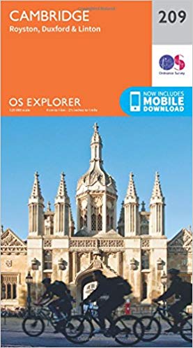 Ordnance Survey - Cambridge, Royston, Duxford & Linton : 209 - New She