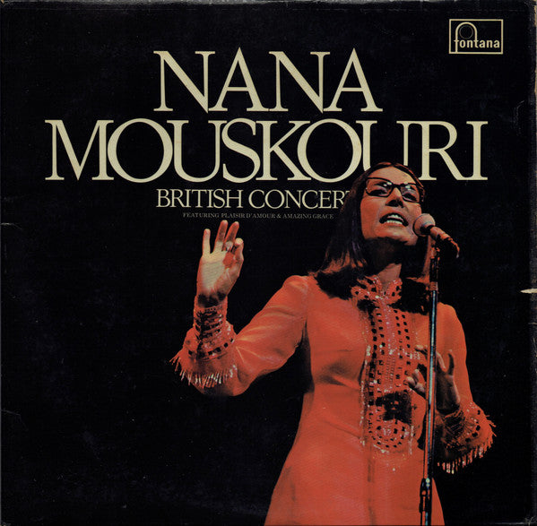 Nana Mouskouri - British Concert - Used Vinyl Record