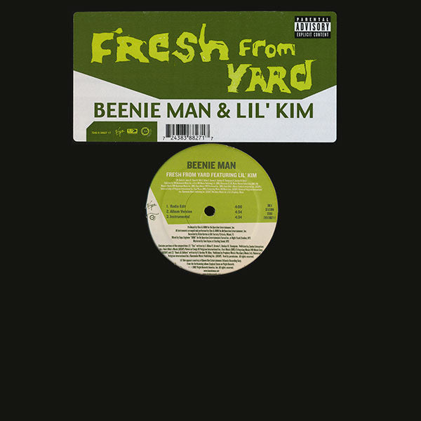 Beenie Man - Fresh From Yard - Used Vinyl Record 12"