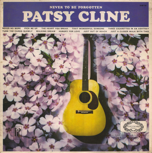 Patsy Cline - Never To Be Forgotten - Used Vinyl Record