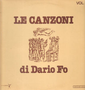 Dario Fo - Le Canzoni Di Vol. 1 - Used Vinyl Record