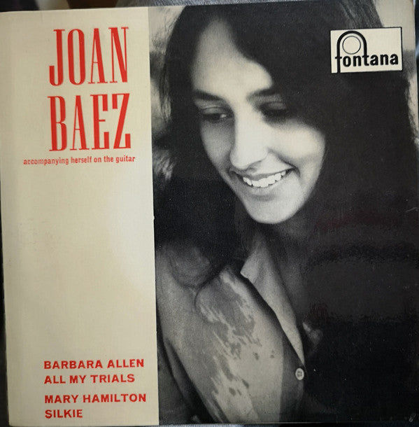 Joan Baez - Accompanying Herself On The Guitar - Used Vinyl Record 7