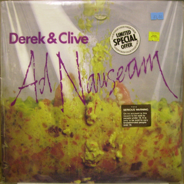 Derek & Clive - Ad Nauseam - Used Vinyl Record