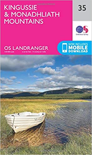 Ordnance Survey - Kingussie & Monadhliath Mountains : 035 - New Sheet