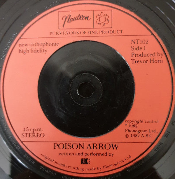 ABC - Poison Arrow - Used Vinyl Record 7"