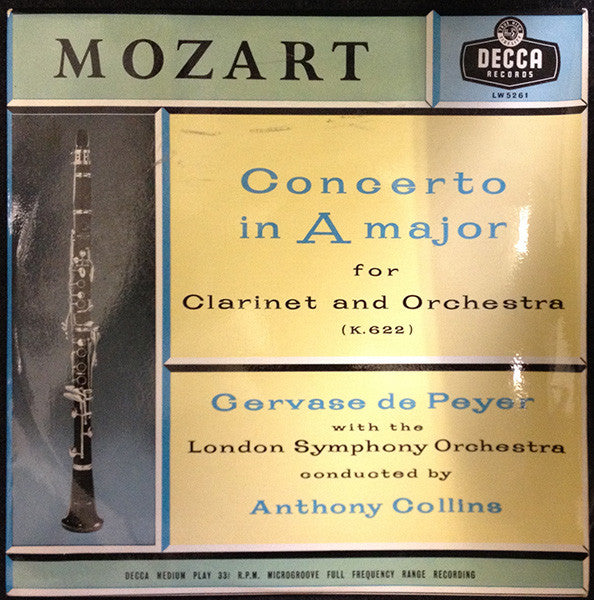 Wolfgang Amadeus Moz - Concerto In A Major For Clarinet And Orchestra