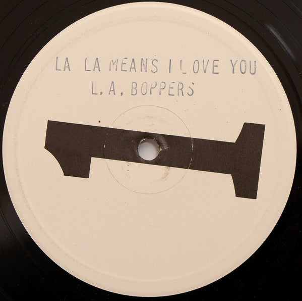 L.A. Boppers - La La Means I Love You - Used Vinyl Record 12"