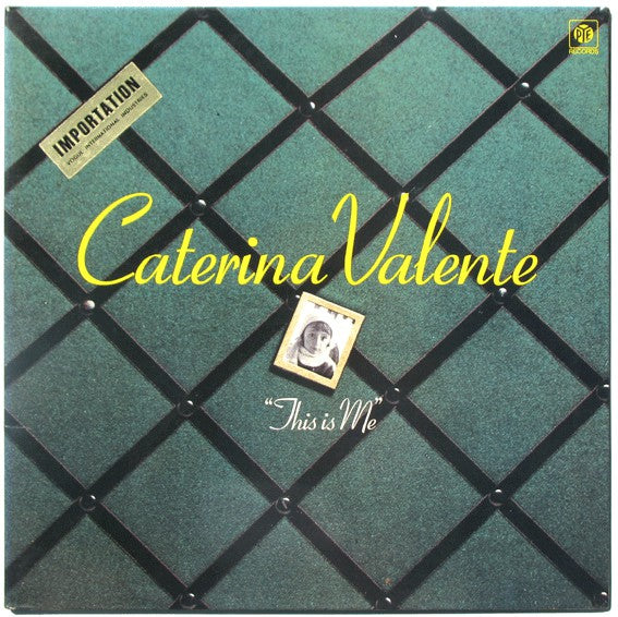 Caterina Valente - This Is Me - Used Vinyl Record