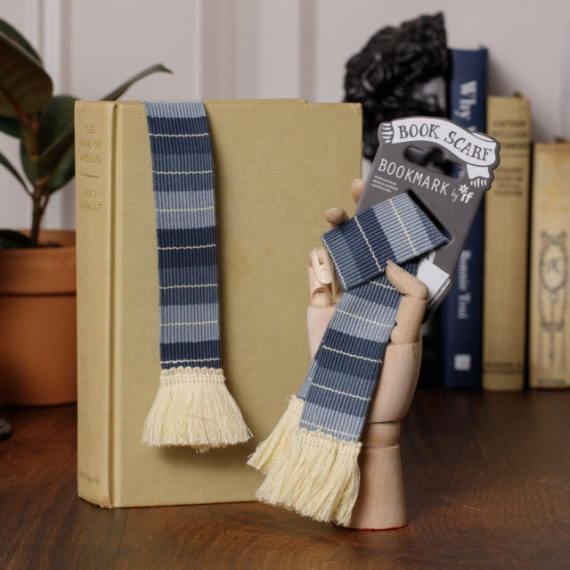 Book Scarf Bookmark - Grey & Cream - New Paperback