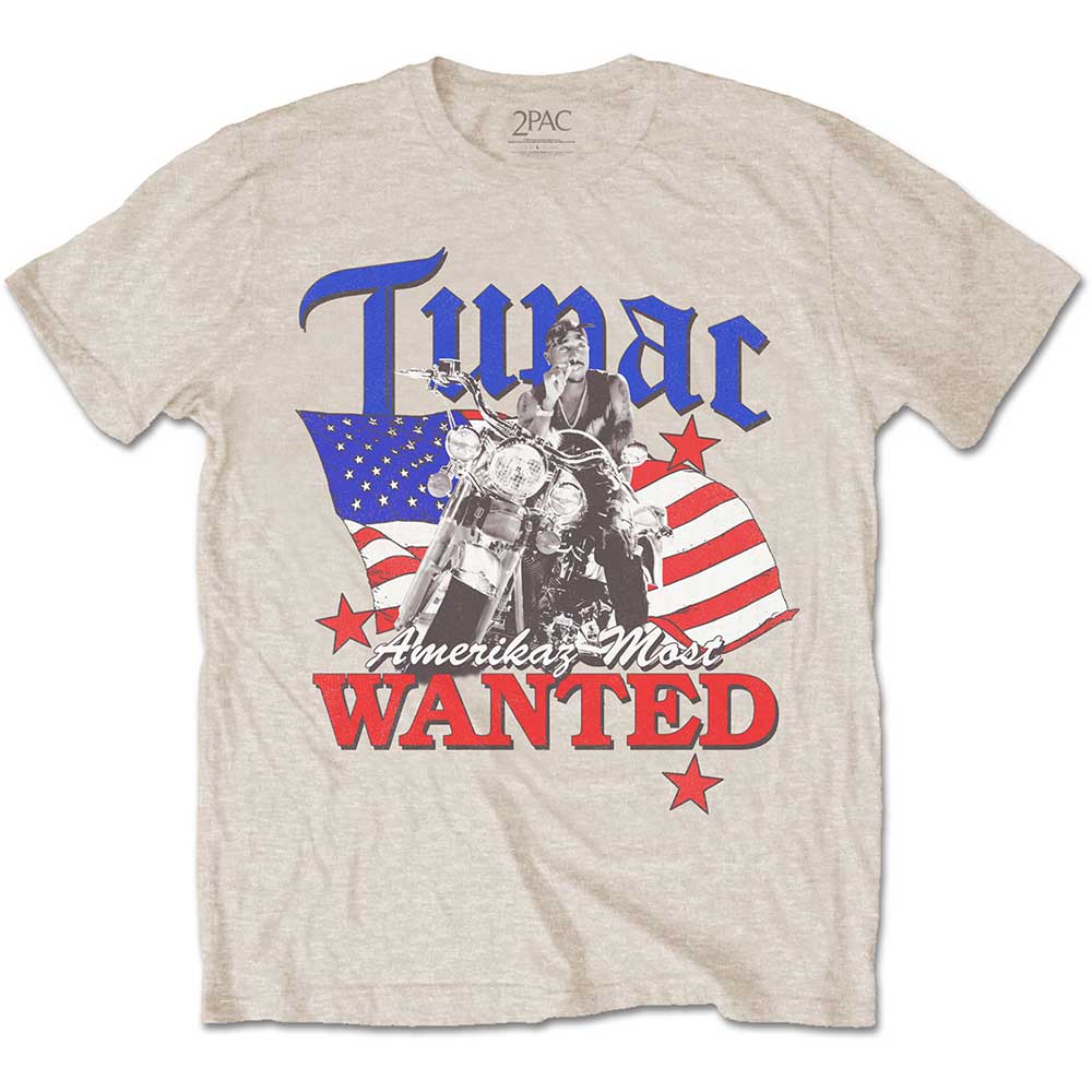 Tupac - tshirt - Unisex - Short Sleeves - Large