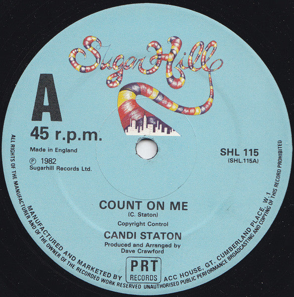 Candi Staton - Count On Me - Used Vinyl Record 12"