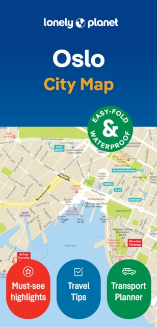 Lonely Planet - Oslo City Map - New Sheet map
