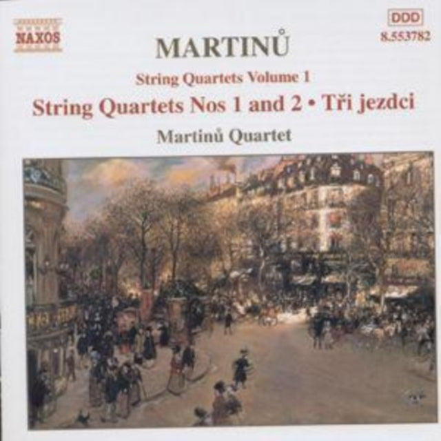 MARTINU QUARTET - MARTINU: STRING 4TETS VOL 1 - CD