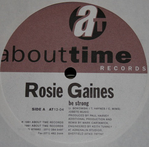Rosie Gaines - Be Strong / I Only Wanna Be In Your Arms / Heart Like