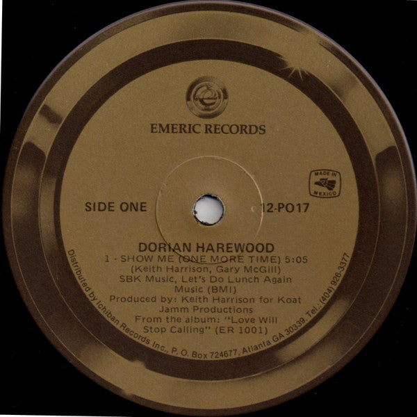 Dorian Harewood - Show Me (One More Time) - Used Vinyl Record 12"