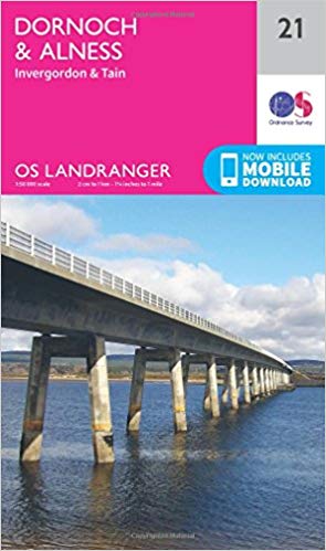 Ordnance Survey - Dornoch & Alness, Invergordon & Tain : 021 - New She