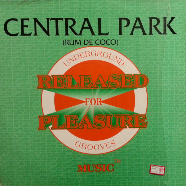 Benji Candelario - Central Park (Rum De Coco) - Used Vinyl Record 12"