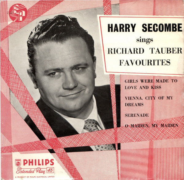 Harry Secombe - Sings Richard Tauber Favourites - Used Vinyl Record 7