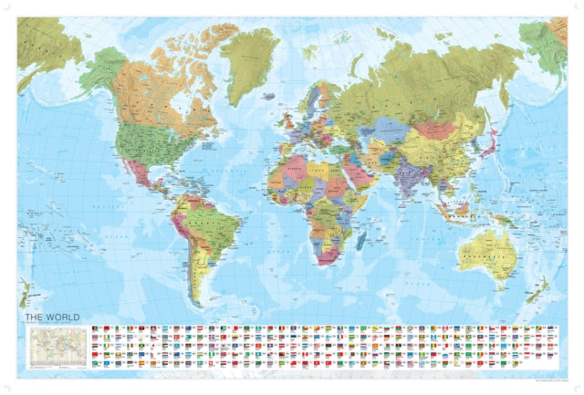 Marco Polo - World Political Map - Sheet map