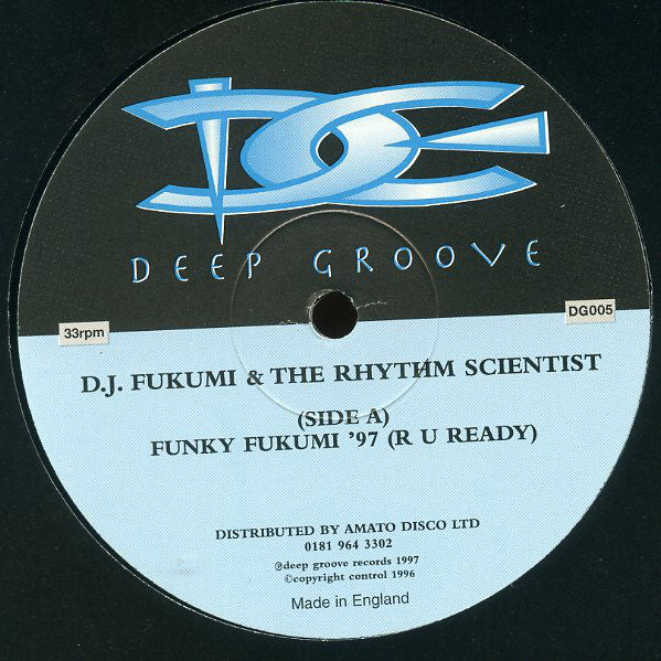 DJ Fukumi & The Rhyt - Funky Fukumi (R U Ready) - Used Vinyl Record 1