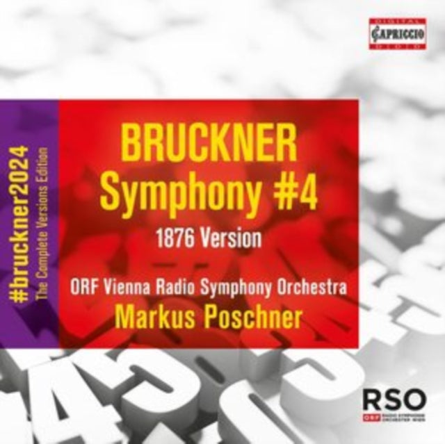 ORF VIENNA RADIO SYM - ANTON BRUCKNER SYMPHONY NO. 4 - CD