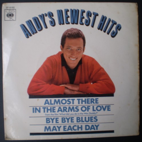 Andy Williams - Andy's Newest Hits - Used Vinyl Record 7"