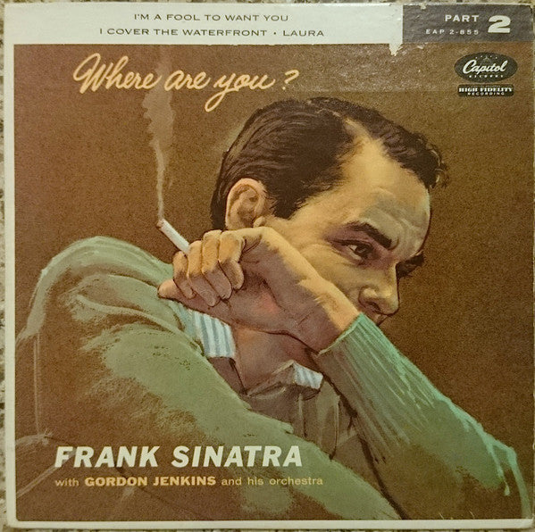 Frank Sinatra - Where Are You? Part 2 - Used Vinyl Record 7"