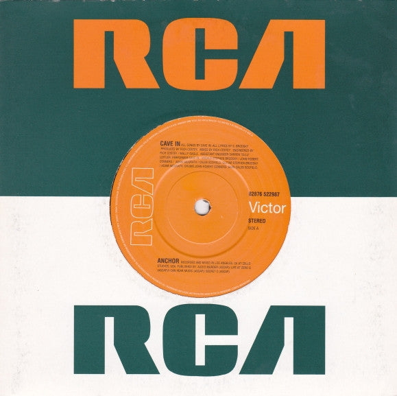 Cave In - Anchor - Used Vinyl Record 7"