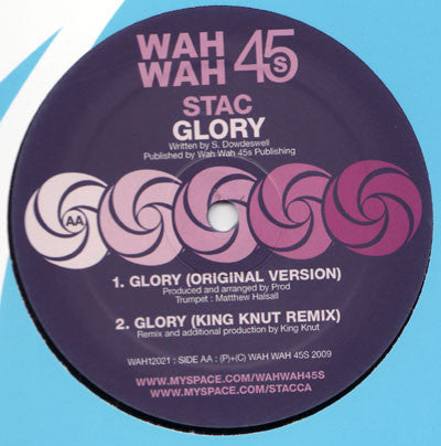 Stac - Glory - Used Vinyl Record 12"