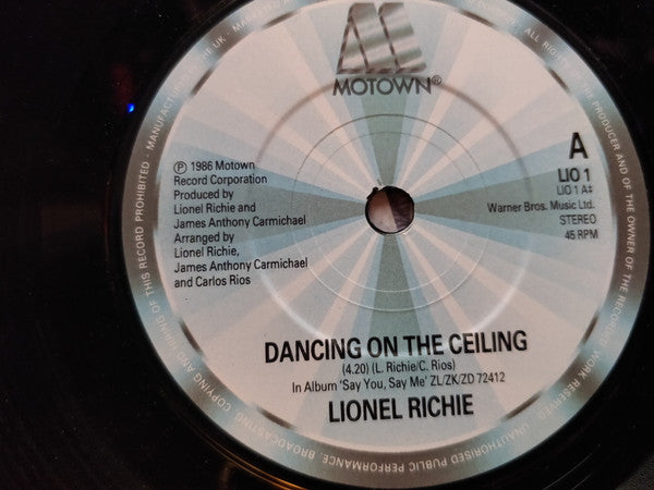 Lionel Richie - Dancing On the Ceiling - Used Vinyl Record 7"