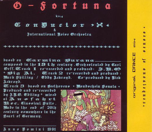 ConDuctor 'X' - O - Fortuna - Used Vinyl Record 12"