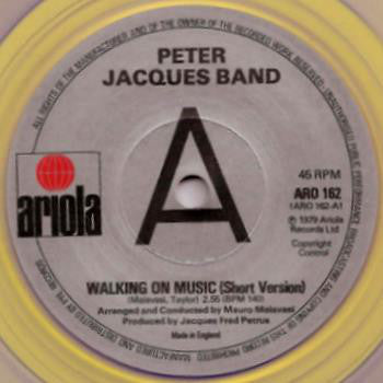 Peter Jacques Band - Walking On Music - Used Vinyl Record 7"
