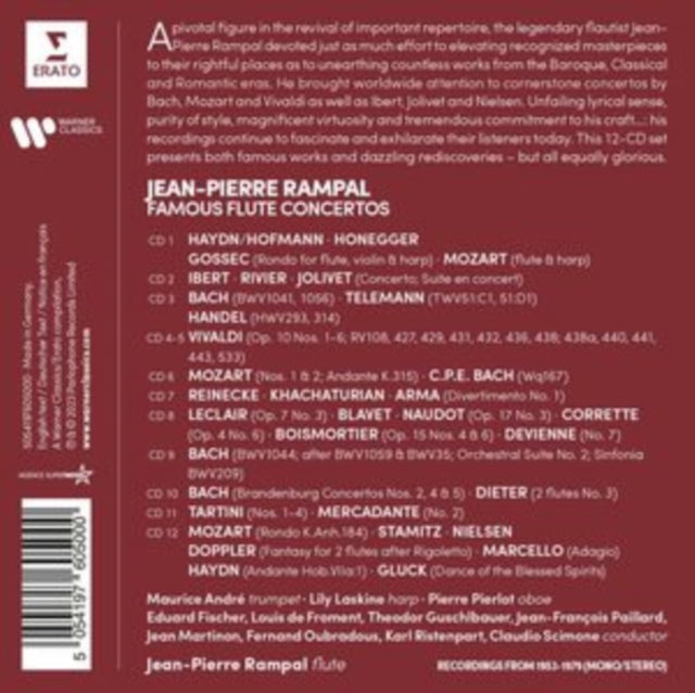 Jean-Pierre Rampal - Flute Concertos - CD