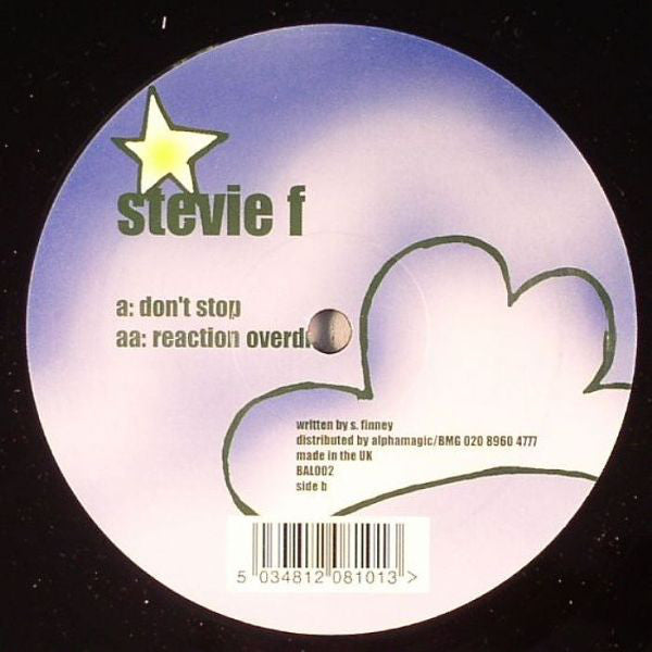 Steve Finney - Don't Stop / Reaction Overdrive - Used Vinyl Record 12