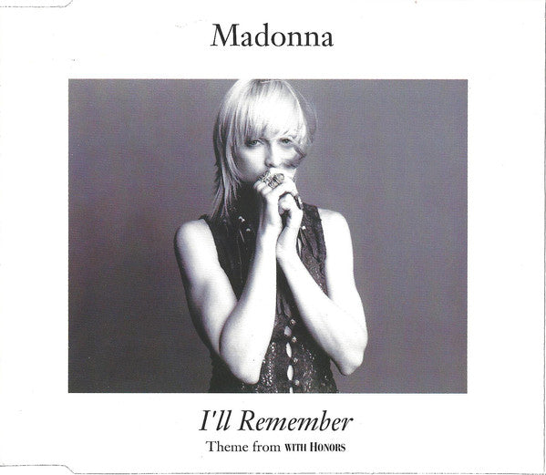 Madonna - I'll Remember (Theme From With Honors) - Used CD
