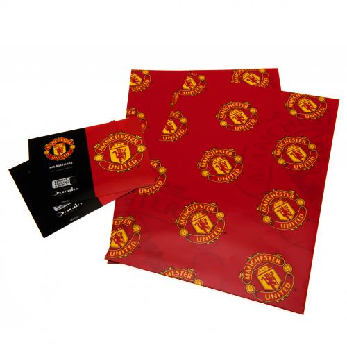Manchester United FC - Gift Wrap - Cards & Gift Wrap