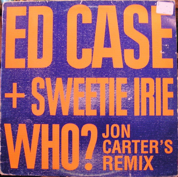 Ed Case - Who? - Used Vinyl Record 12"